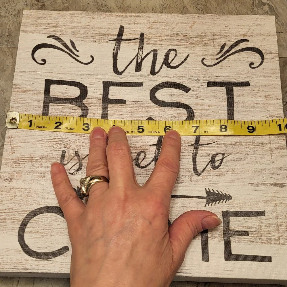 Inspirational Wall Decor Sign